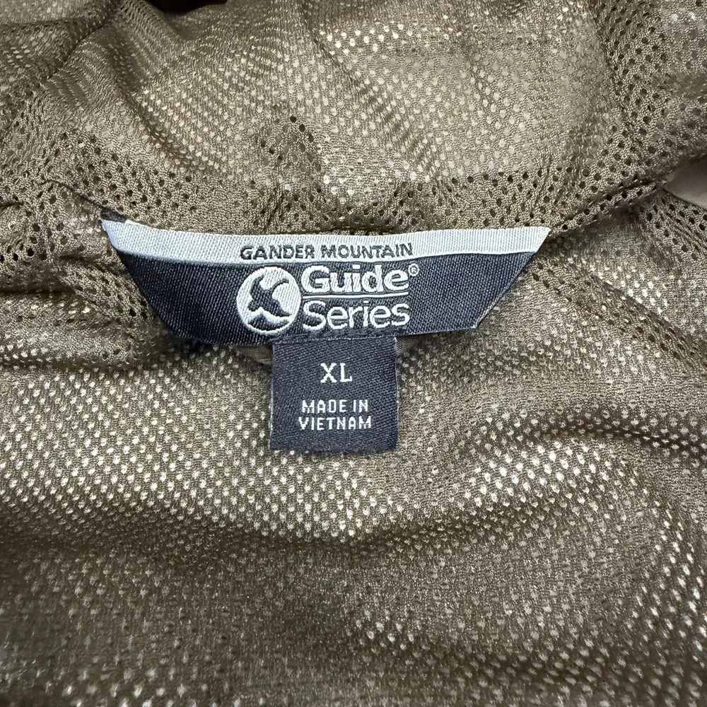 Gander Mountain Guide Series Camo Hunting Jacket Men's XL Hooded Full Zip